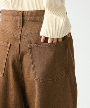 CRAFT STANDARD BOUTIQUE ホックワイドパンツ Brown