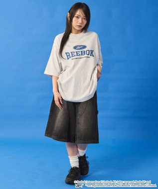 WEGO 【ユニセックス着用ITEM】別注ReebokグラフィックT（SS） アッシュグレー
