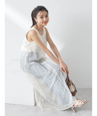 earth music&ecology レースキャミワンピース Off White