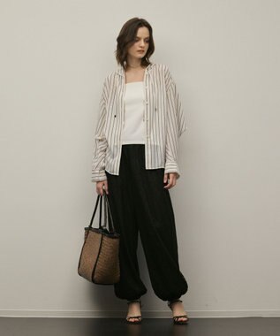 GRACE CONTINENTAL レースバルーンパンツ ブラック