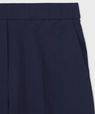 Paul Smith ストライプ シアサッカー ワイドパンツ ネイビー