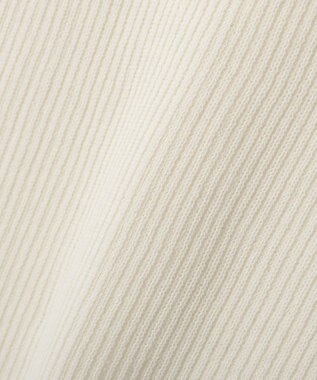 earth music&ecology 【予約】レーストリムリブニットプルオーバー アイボリー