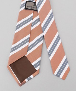 GOTAIRIKU Fermo Fossati_レジメンタル ネクタイ オレンジ系1
