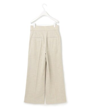 ICB 【洗える】Vi/Peブッチャー タックワイドパンツ トープ系