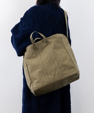 NIZYU KANO 【はまじコラボ】Airyトート Lサイズ カーキ