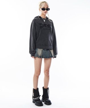 WEGO 【ユニセックス着用ITEM】コンパクトフィットロゴプルオーバー ブラックその他