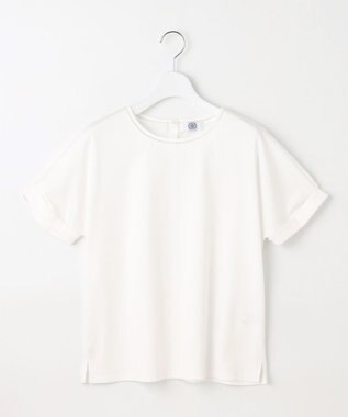 J.PRESS LADIES 【WEB限定カラーあり・洗える】コットンスムース ハシゴレース カットソー ホワイト系