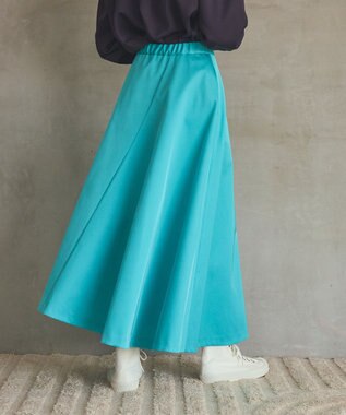 GRACE CONTINENTAL イレギュラーフレアスカート グリーン