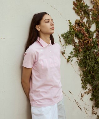 FILA GOLF／marie claire 【Kappa】半袖ポロシャツ ピンク