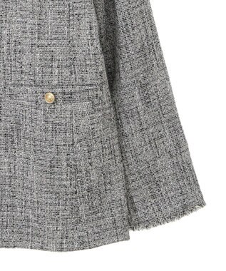 YECCA VECCA 金釦ツイードジャケット Mix