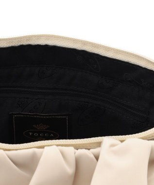TOCCA 【美人百花掲載】【新色登場】FRILL POCHETTE ポシェット [新色]アイボリー系