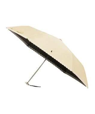 MOONBAT POLO RALPH LAUREN（ポロ ラルフローレン）晴雨兼用日傘 無地 刺繍 遮光率100% 遮熱 UV キャメル