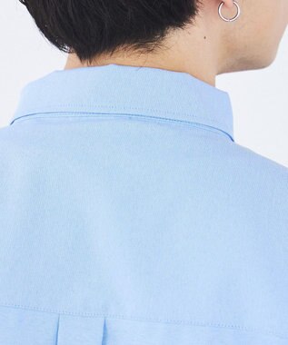 WEGO イージーケアオックスフォードシャツ サックス