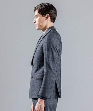 JOSEPH HOMME ドビージャージー　ダブルブレストジャケット ライトグレー系