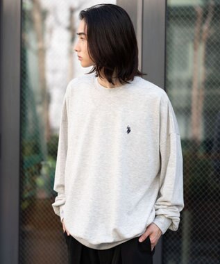 WEGO 【WEB限定/ユニセックス着用ITEM】別注USPOLOワンポイントPO 杢グレー