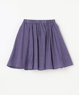 ANY KIDS シャンブレーライクスカート パープル