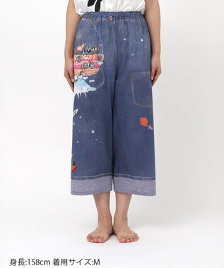 tsumori chisato SLEEP ツモリチサト ボトムス ルームウエア 8分丈 綿100%(本体) 楊柳素材 レディース UOT248 /ワコール コン