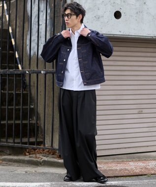 WEGO 【ユニセックス着用ITEM】リジットデニムジャケット デニムインディゴ