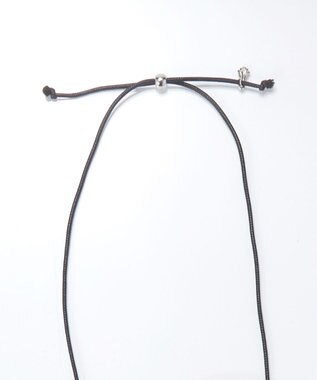 Phoebe 【限定セット】アーバンクロストップコードネックレス×ワンタッチワイドフープミニピアス シルバー