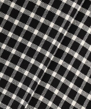 ANY SIS 【保温性あり/洗える】サーモ 2WAYストレッチ テーパード パンツ モノトーンチェック