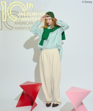 AMERICAN HOLIC 【Mickey&Friends】ボタンダウンシャツ Mint