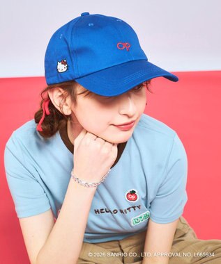 OP／FILA 【Ocean Pacific×ハローキティ】ワンポイントキャップ ブルー