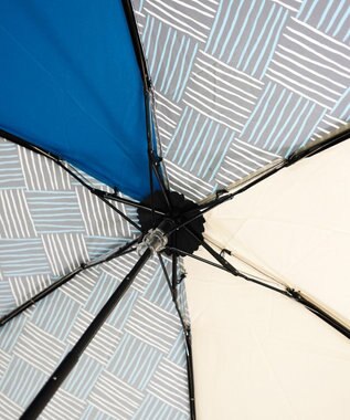 +RING 【UVカット95%以上】【UPF50＋】プラスリング ユニセックス 晴雨兼用 折傘 MLT T1308 マルチカラー