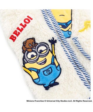 PET PARADISE ミニオン 背中開き ボアベスト 小型犬 ホワイト