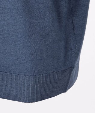 JOSEPH ABBOUD ビンテージガーメントダイ　Vネックニット ブルー系