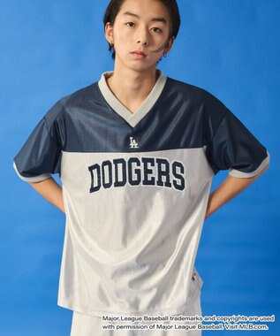 WEGO 【ユニセックス着用ITEM】別注MLBメッシュゲームグラフィックT（SS） ブルーその他