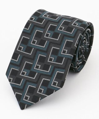 JOSEPH HOMME 【LEON 11月号掲載】ジオメトリックジャガード　ネクタイ