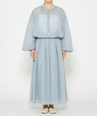 uncrave 【撥水・洗濯機洗い可】シアープルーフナイロン ブルゾン（uncrave STANDARD） サックス