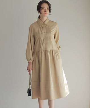 組曲 S 【先行予約】ソフトクロスピンタック ワンピース