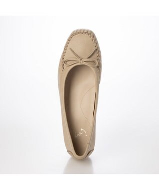 ing <ing>リボンモカシンシューズ オーク