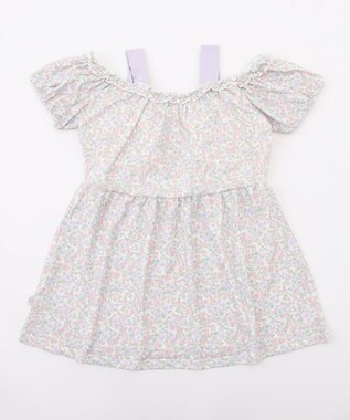 組曲 KIDS 【SS-Lサイズ】 ボタニカルフラワースイムウェア(セパレート) ラベンダー