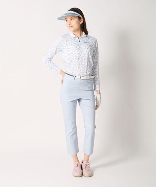 FILA GOLF／marie claire 【Marie claire sports】【美楽】コードレーンイージーパンツ グレー