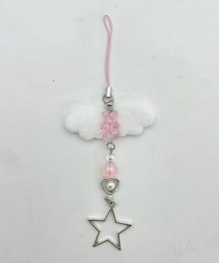 WEGO スターエンジェルキーホルダー ピンク