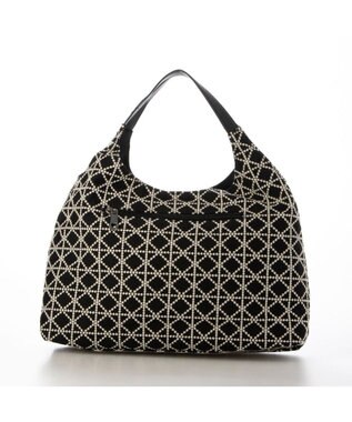 UNBILLION カシュカシュ cachecache / WEB限定刺繍2本手トートバッグ ブラック