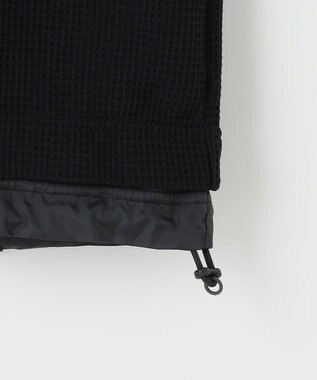 JOSEPH ABBOUD MOUNTAIN 【吸水速乾/通気性】ハイゲージワッフル Ｔシャツ ブラック系