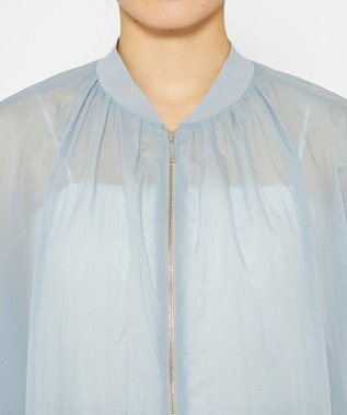 uncrave 【撥水・洗濯機洗い可】シアープルーフナイロン ブルゾン（uncrave STANDARD） サックス