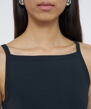 JOSEPH フルニードルビスコース　ニットタンクトップ Black