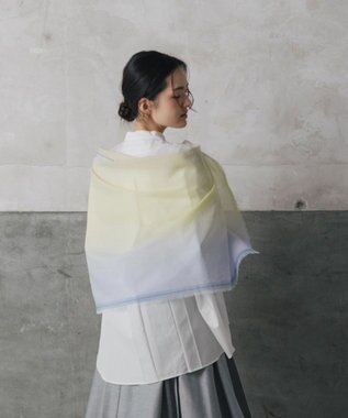 POLS 播州織 極細コットンストール Sサイズ イエロー