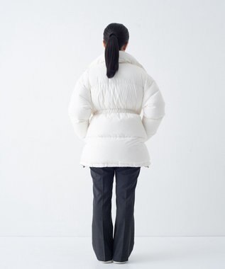 KWD 【日本製/高品質ダウン】MIDDLE DOWN JACKET ミドルダウンジャケット ホワイト