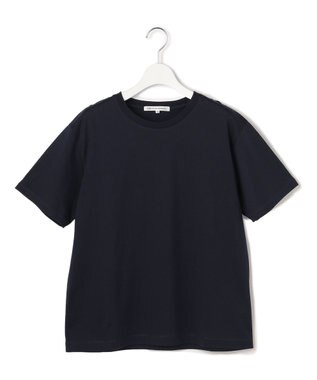 23区 シルキータッチ ベーシック Tシャツ ネイビー系