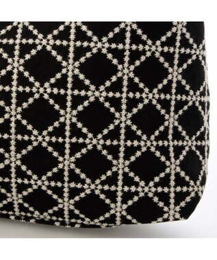 UNBILLION カシュカシュ cachecache / WEB限定刺繍2本手トートバッグ ブラック