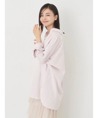 earth music&ecology サッカーレギュラーシャツ Pink