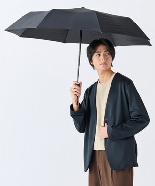 MOONBAT 【超撥水/耐風/大きい】フロータス(FLO(A)TUS) 折りたたみ傘  UV 大きいサイズ 無地 60cm ブラック