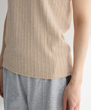 Green Parks メランジタンクトップ Beige