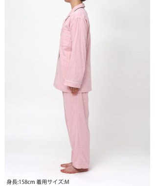 ワコール／睡眠科学 パジャマ 長袖 長ズボン 綿100%(本体) 三重ガーゼ レディース YDX567 睡眠科学／ワコール ピンク