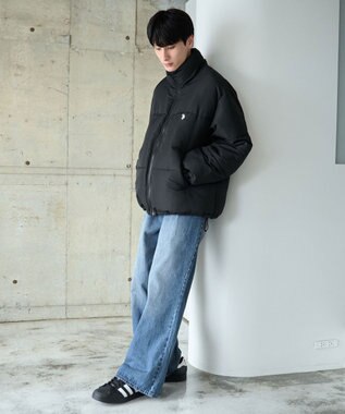 WEGO 【WEB限定/Sサイズ新登場/お気に入り登録者数5万人越えの大人気アイテム】U.S. POLO ASSN.別注パデッドジャケット ブラック